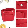 2Pcs 2 Colors Felt Purse Organizer Insert FIND-WR0007-47-3