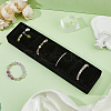 Rectangle 4 Grids Velvet Watch Display Case AJEW-WH0166-11A-4