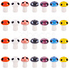 28Pcs 7 Colors Handmade Porcelain Beads PORC-TA0001-23-2
