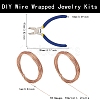 DIY Wire Wrapped Jewelry Kits DIY-BC0011-81D-03-2