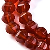 Dyed & Heated Natural Carnelian Beads Strands G-G177-I01-01-4