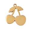 304 Stainless Steel Pendants STAS-I338-04G-1