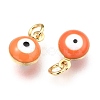 Brass Enamel Charms KK-B024-02G-H-2