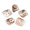 2-Hole Freshwater Shell Buttons SHEL-T020-18-1