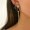 Stainless Steel Star Tassel Earrings Sets OV1980-2-3