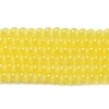 Baking Paint Imitation Jade Glass Round Bead Strands DGLA-Q021-4mm-24-2