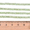Electroplate Glass Beads Strands GL-CBAA615-02G-4