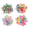 Nbeads 200Pcs 4 Style Handmade Polymer Clay Beads CLAY-NB0001-65-1