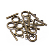 Tibetan Style Alloy Toggle Clasps LS-MLF0273Y-NF-2