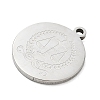 201 Stainless Steel Pendants SA-CBA3D3A-05P-24-2