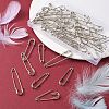 45Pcs 6 Size Iron Kilt Pins Brooch Clasps Jewelry Findings IFIN-YW0001-73-5