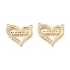 Hollow Brass Micro Pave Cubic Zirconia Links ZIRC-H700-17G-1