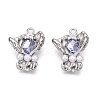 Rack Plating Alloy Rhinestone Pendants PALLOY-P303-09P-C-1
