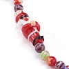 Handmade Lampwork Beaded Mobile Straps for Christmas HJEW-JM00446-02-4