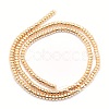 Electroplate Non-magnetic Synthetic Hematite Beads Strands G-L485-04A-LG-3