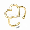 Brass Cuff Rings RJEW-N035-040-NF-4
