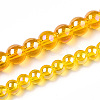 Electroplate Transparent Glass Beads Strands GLAA-T032-T4mm-AB11-4