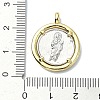 Rack Plating Real 18K Gold Plated Brass Pendants KK-B084-17G-3