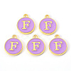 Golden Plated Alloy Enamel Charms LS-ENAM-S118-10F-2