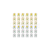 36Pcs 6 Styles Rack Plating Alloy Enamel Pendants FIND-DC0002-91-7