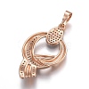 Brass Micro Pave Cubic Zirconia Jewelry Sets SJEW-F189-08KCG-3