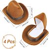 CHGCRAFT Cowboy Hat Velvet Boxes CON-CA0001-012-2