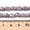 Opaque Solid Color Beads Strands EGLA-N013-P6mm-D09-4