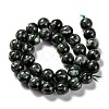 Natural Seraphinite Beads Strands G-E557-22C-3