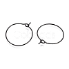 316L Surgical Stainless Steel Hoop Earring Findings STAS-G130-03B-21MM-2