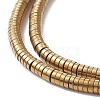 Electroplate Non-magnetic Synthetic Hematite Beads Strands X-G-J164A-3mm-07-4