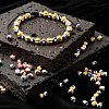 200Pcs 4 Colors Alloy Enamel Beads ENAM-LS0001-82-6