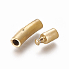 304 Stainless Steel Bayonet Clasps STAS-I013-4mm-MG-4