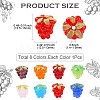 8Pcs 8 Styles Handmade Lampwork Beads LAMP-CJ0002-22-2
