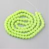 Baking Paint Imitation Jade Glass Round Bead Strands DGLA-Q021-10mm-08-3