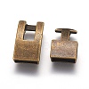 Tibetan Style Snap Lock Clasps MLF11313Y-NF-2