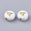 Plating Acrylic Beads PACR-R242-01A-2