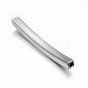 Tarnish Resistant 304 Stainless Steel Tube Beads STAS-G137-24P-2
