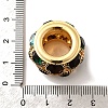 Brass Rhinestone Round Beads KK-D295-04G-02-3