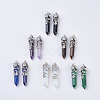 Natural & Synthetic Gemstone Pointed Pendants G-F529-A-1