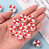 Transparent Enamel Acrylic Beads X-TACR-S155-005F-5