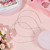 Hair Accessories Iron Hair Band Findings OHAR-GF0001-16-4