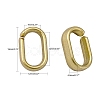 Opaque Spray Painted Acrylic Linking Rings LS-OACR-S021-65A-B01-3
