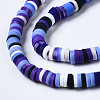 Handmade Polymer Clay Beads Strands CLAY-N008-010-H48-2