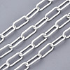 304 Stainless Steel Paperclip Chains CHS-N001-02S-1