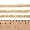 Natural Yellow Garnet Beads Strands G-Z129-C01-4mm-01-5