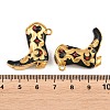 304 Stainless Steel Enamel with Rhinestone Pendants STAS-Z202-06G-01-3
