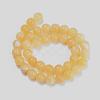 Natural Topaz Jade Beads Strands G-E266-11A-10mm-2