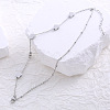 Stainless Steel Double Layer Bracelets WA9104-4