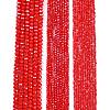 Electroplate Glass Beads Strands EGLA-A044-P1mm-A22-2