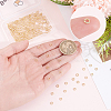 200Pcs 304 Stainless Steel Round Rings STAS-BBC0010-21C-3